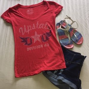 NWOT Vintage look v-neck t-shirt